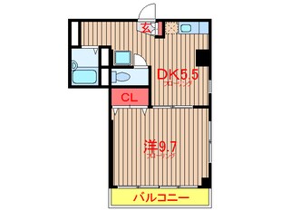 カーサ京勇の物件間取画像